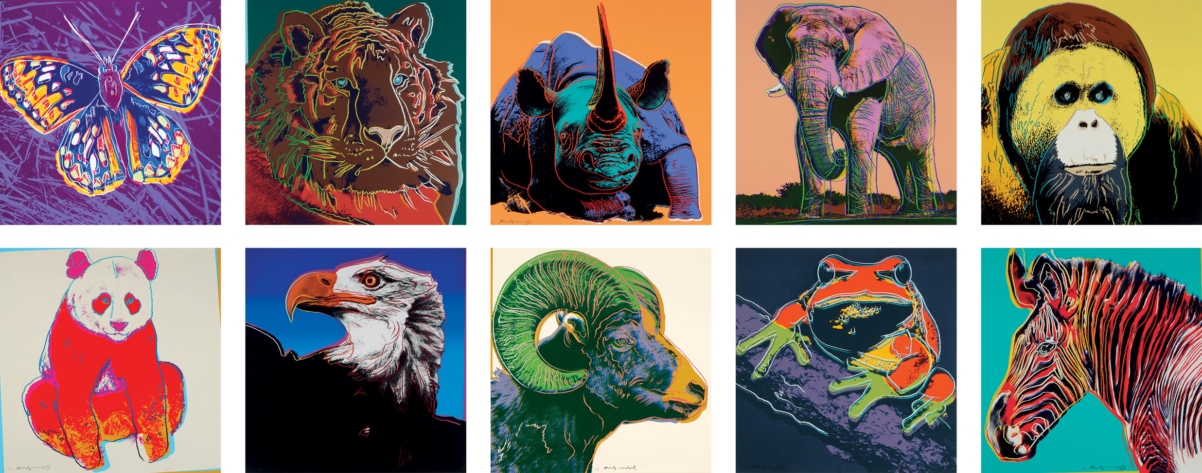 Andy Warhol - Endangered Species (F. & S. II.293-302)